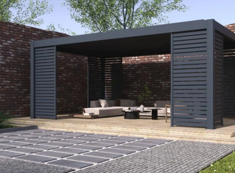 Louvered Aluminum Pergola