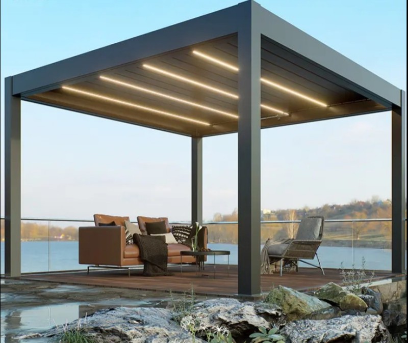 Louvered Aluminum Pergola